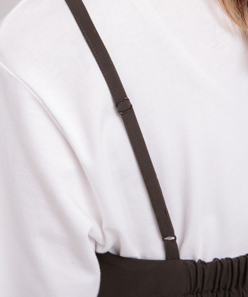 Adoon plain(アドーンプレーン)の「【360°美シルエット!】アソートキャミワンピース(ワンピース・レディース・ダークブラウン/レオパード・FREE)」の4枚目の写真