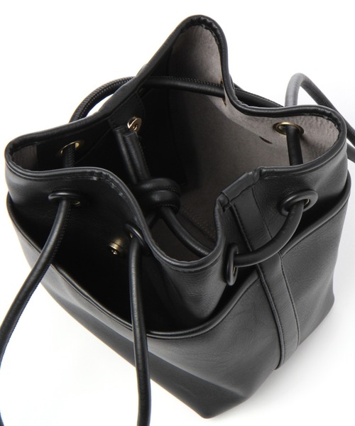 GLOBAL WORK（グローバルワーク）の「ポケットキンチャクショルダー/956206（ハンドバッグ・レディース・オフホワイト/ゴールド/ブラック・FREE）」の14枚目の写真