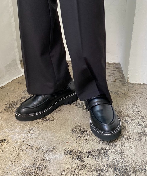 CAPRICIEUX LE'MAGE（カプリシューレマージュ）の「トラックソールローファー（ローファー・レディース・ブラック/ブラウン・39/37）」の14枚目の写真