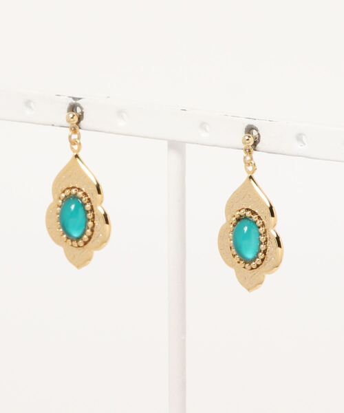 チチカカ(チチカカ)の「エスニックカラーボールピアス(ピアス(両耳用)・レディース・レッド/ブルー/グリーン・FREE)」の6枚目の写真