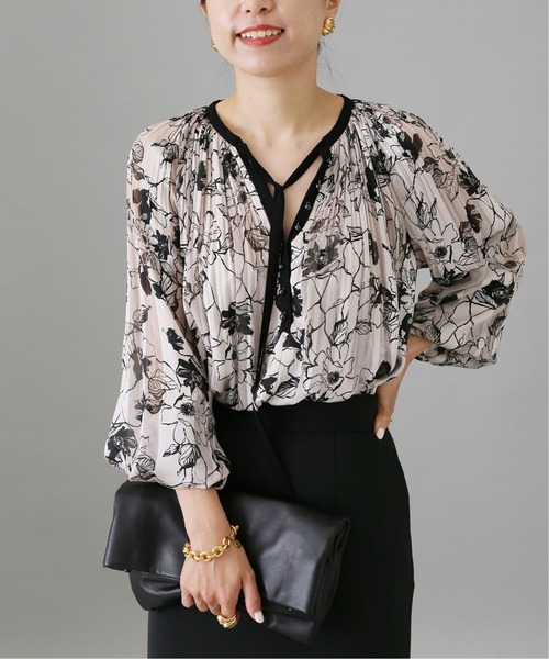 セール】【L'UNE/リュンヌ】ワイルドローズプリーツブラウス◇（シャツ