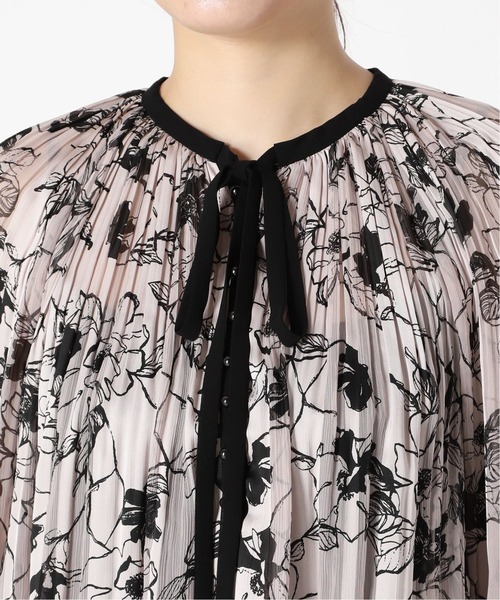 セール】【L'UNE/リュンヌ】ワイルドローズプリーツブラウス