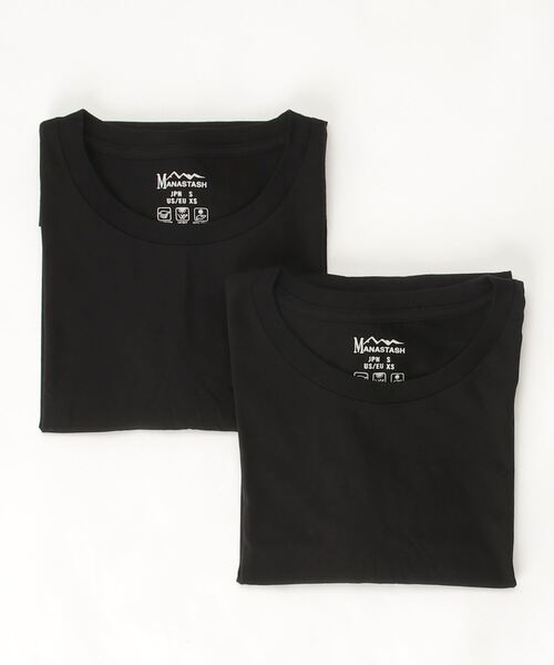 MANASTASH（マナスタッシュ）の「MANASTASH/マナスタッシュ　MS 2PACK TEE マナスタッシュ2パックティー（Tシャツ/カットソー・レディース・ホワイト/グレー/ブラック・SMALL/MEDIUM/LARGE/X-LARGE）」の12枚目の写真