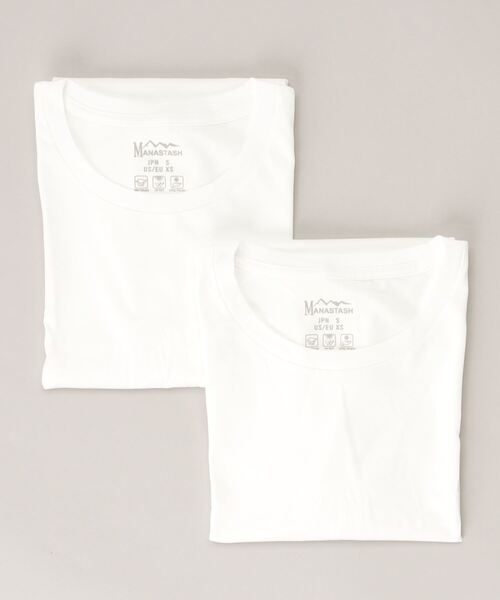 MANASTASH（マナスタッシュ）の「MANASTASH/マナスタッシュ　MS 2PACK TEE マナスタッシュ2パックティー（Tシャツ/カットソー・レディース・ホワイト/グレー/ブラック・SMALL/MEDIUM/LARGE/X-LARGE）」の11枚目の写真