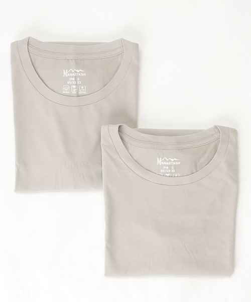MANASTASH（マナスタッシュ）の「MANASTASH/マナスタッシュ　MS 2PACK TEE マナスタッシュ2パックティー（Tシャツ/カットソー・レディース・ホワイト/グレー/ブラック・SMALL/MEDIUM/LARGE/X-LARGE）」の13枚目の写真