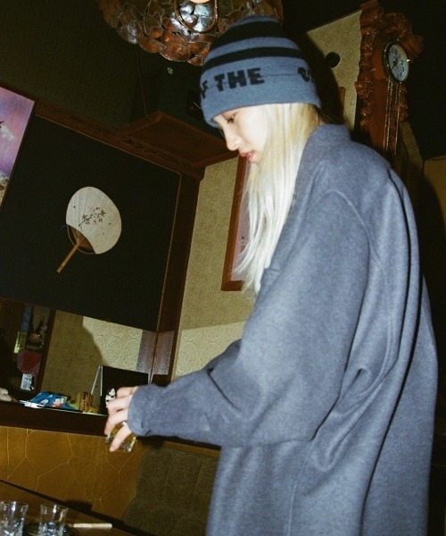 SON OF THE CHEESE(サノバチーズ)の「【SON OF THE CHEESE / サノバチーズ】Border KNITCAP(ニットキャップ/ビーニー・メンズ・グレー/グリーン/ベージュ・FREE)」の8枚目の写真