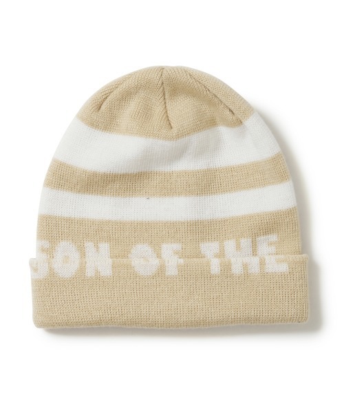 SON OF THE CHEESE(サノバチーズ)の「【SON OF THE CHEESE / サノバチーズ】Border KNITCAP(ニットキャップ/ビーニー・メンズ・グレー/グリーン/ベージュ・FREE)」の15枚目の写真