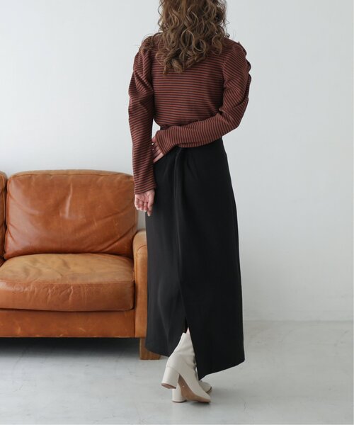 RAY CASSIN（レイカズン）の「ストレッチパネルスカート（スカート・レディース・ベージュ/ブラック/ライトカーキ・MEDIUM/SMALL）」の17枚目の写真