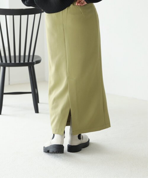 RAY CASSIN（レイカズン）の「ストレッチパネルスカート（スカート・レディース・ベージュ/ブラック/ライトカーキ・MEDIUM/SMALL）」の16枚目の写真