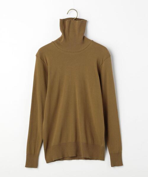 gicipi（ジチピ）の「＜gicipi(ジチピ)＞ ANANAS タートルネック プルオーバー カットソー（Tシャツ/カットソー・レディース・オフホワイト/ブラック/ブラウン・FREE）」の14枚目の写真