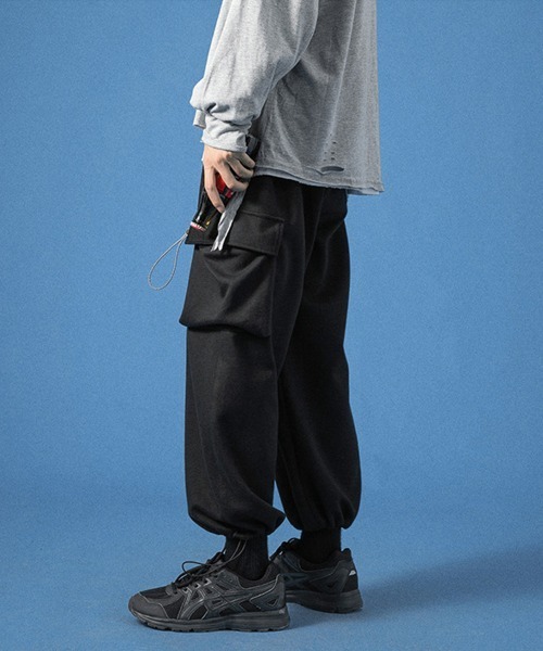 レサーカ　バルーンシルエット スウェット カーゴパンツ/スウェットワイドパンツ Ressaca（レサーカ）の「バルーンシルエット スウェット カーゴパンツ