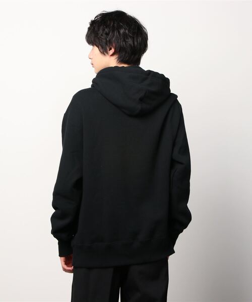 MINEDENIM（マインデニム）の「MINEDENIM(マインデニム)/Lettered Print Hoodie（パーカー・メンズ・ブラック・MEDIUM/LARGE）」の3枚目の写真