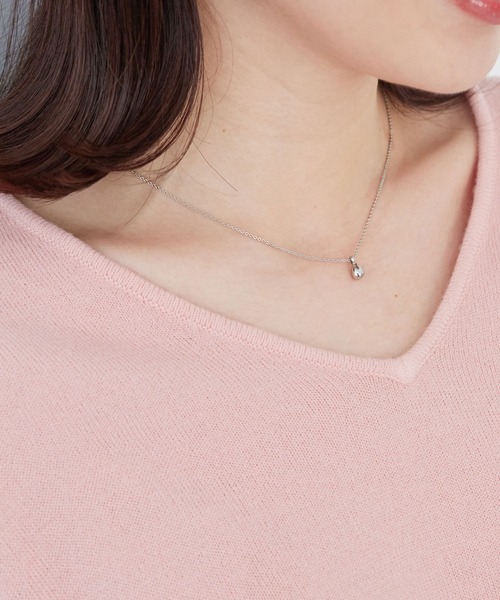 VIS（ビス）の「さり気ないアクセントに。プチボールネックレス（ネックレス・レディース・ゴールド/シルバー・FREE）」の9枚目の写真