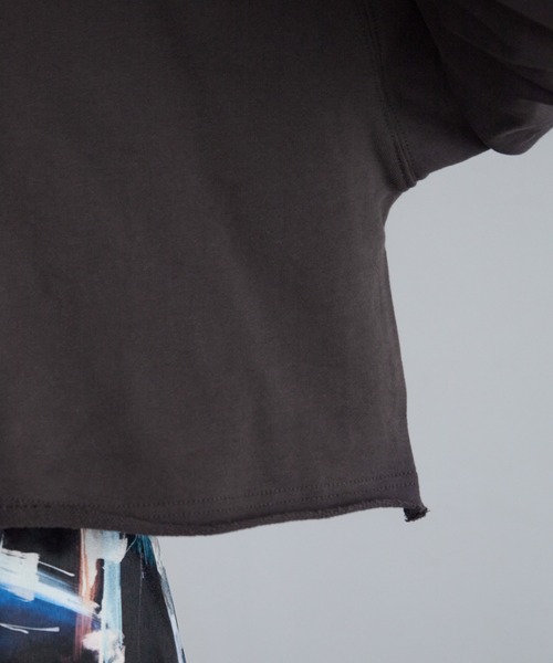 PAGEBOY（ページボーイ）の「WEB限定アイテム / ビンテージショート裏毛（スウェット・レディース・チャコールグレー/オフホワイト/ブルー/グリーン・FREE）」の10枚目の写真