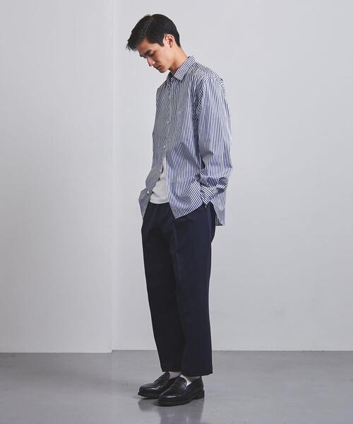 UNITED ARROWS（ユナイテッドアローズ）の「＜UNITED ARROWS＞ トーマスメイソン ロンドンストライプ レギュラーカラーシャツ（シャツ/ブラウス・メンズ・ネイビー/ターコイズブルー・S/M/L/XL）」の11枚目の写真