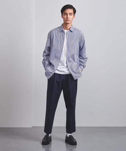 UNITED ARROWS（ユナイテッドアローズ）の「＜UNITED ARROWS＞ トーマスメイソン ロンドンストライプ レギュラーカラーシャツ（シャツ/ブラウス・メンズ・ネイビー/ターコイズブルー・S/M/L/XL）」の12枚目の写真