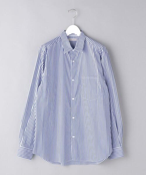 UNITED ARROWS（ユナイテッドアローズ）の「＜UNITED ARROWS＞ トーマスメイソン ロンドンストライプ レギュラーカラーシャツ（シャツ/ブラウス・メンズ・ネイビー/ターコイズブルー・S/M/L/XL）」の13枚目の写真