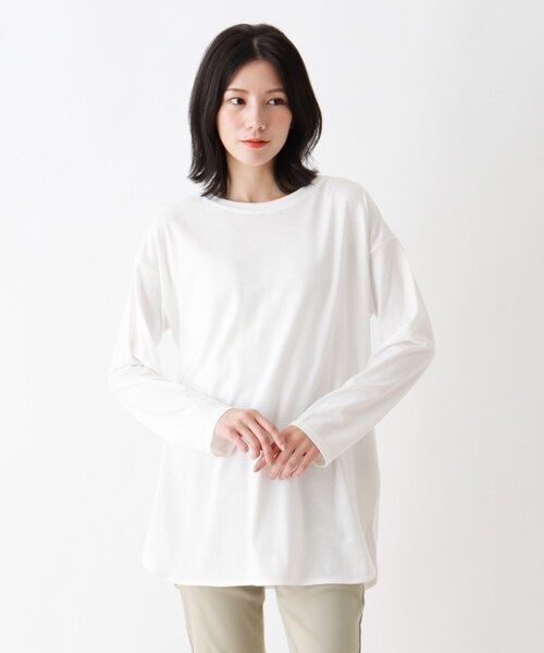 SHOO・LA・RUE(シューラルー)の「◆【2点セット】ロールネックベスト+Tシャツ(ベスト・レディース・チャコールグレー/ブラウン系その他/ナチュラル/ピンク系・02/03/04)」の14枚目の写真