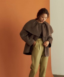 ビッグフリルカラーブルゾン