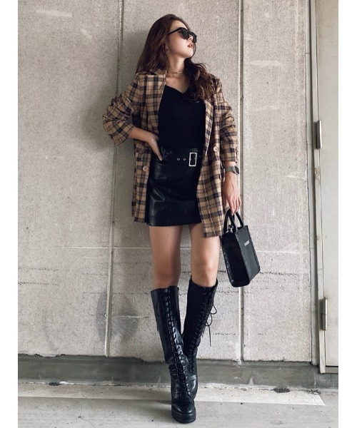 EGOIST（エゴイスト）の「2WAYロゴBAG（ショルダーバッグ・レディース・ブラック/キャメル・FREE）」の12枚目の写真