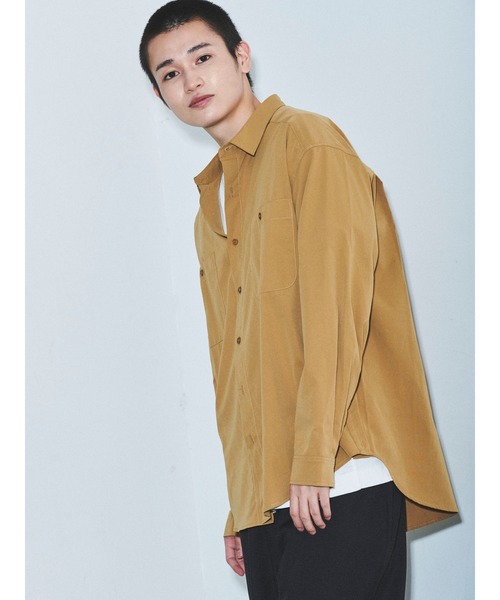 COTORICA(コトリカ)の「レギュラーカラーサイドボタンシャツ(シャツ/ブラウス・メンズ・ベージュ/カーキ・MEDIUM/LARGE)」の5枚目の写真