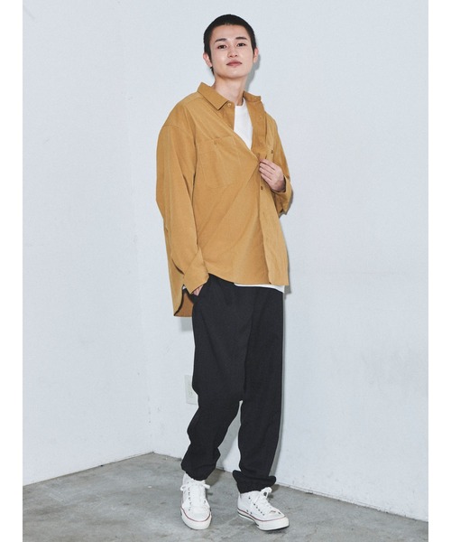 COTORICA(コトリカ)の「レギュラーカラーサイドボタンシャツ(シャツ/ブラウス・メンズ・ベージュ/カーキ・MEDIUM/LARGE)」の9枚目の写真