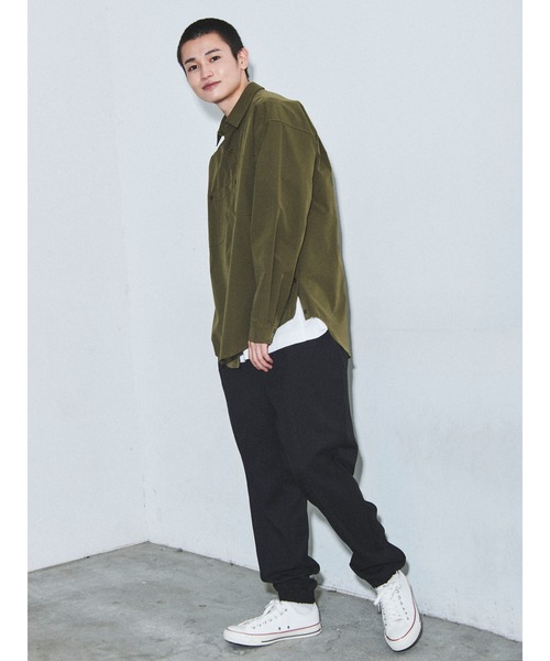 COTORICA(コトリカ)の「レギュラーカラーサイドボタンシャツ(シャツ/ブラウス・メンズ・ベージュ/カーキ・MEDIUM/LARGE)」の11枚目の写真