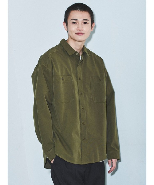 COTORICA(コトリカ)の「レギュラーカラーサイドボタンシャツ(シャツ/ブラウス・メンズ・ベージュ/カーキ・MEDIUM/LARGE)」の10枚目の写真