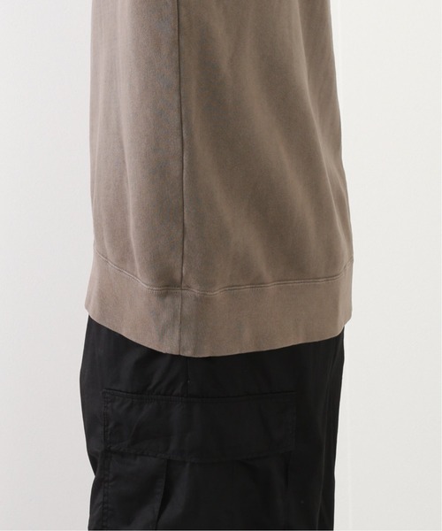 JOURNAL STANDARD relume（ジャーナルスタンダード　レリューム）の「CALIFORNIA UPCYCLE オーバーサイズ プルオーバーパーカー/フーディ―/ビッグシルエット（パーカー・メンズ・ライトグレー/ウッド/ライトグリーン・MEDIUM/LARGE）」の5枚目の写真