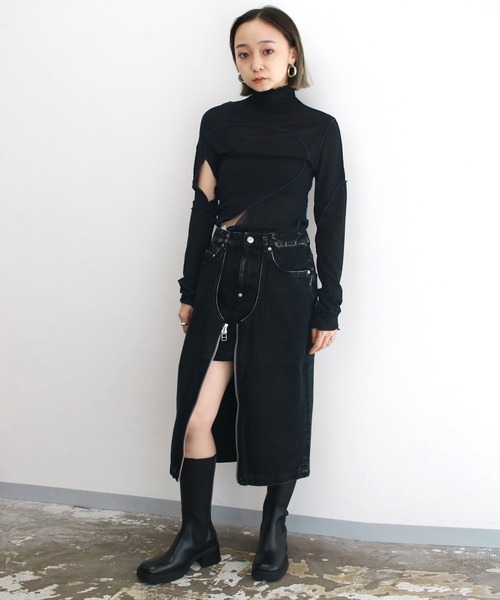 grapevine by k3（グレープバインバイケースリー）の「EVELYNE BLACK BOOTS（ブーツ・レディース・ブラック・38/36/37）」の10枚目の写真