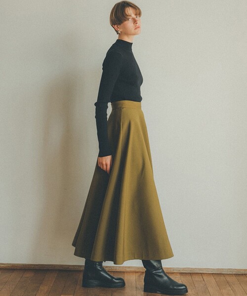 CLANE（クラネ）の「【CLANE(クラネ)】ハイネックリブニットトップス 11106-1192（ニット/セーター・レディース・ブラック/アイボリー/ブラウン・1/2）」の16枚目の写真