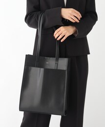 OPAQUE.CLIP | スクエアタテA4トートバッグ【A4サイズ収納可・軽量・抗菌防臭裏地使用】(トートバッグ)