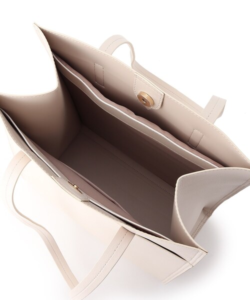 OPAQUE.CLIP（オペークドットクリップ）の「◆スクエアタテA4トートバッグ【A4サイズ収納可・軽量・抗菌防臭裏地使用】（トートバッグ・レディース・ブラック/グレー/ライトグリーン/オフホワイト・00）」の17枚目の写真