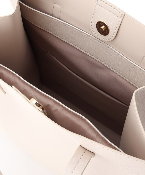 OPAQUE.CLIP（オペークドットクリップ）の「◆スクエアタテA4トートバッグ【A4サイズ収納可・軽量・抗菌防臭裏地使用】（トートバッグ・レディース・ブラック/グレー/ライトグリーン/オフホワイト・00）」の19枚目の写真