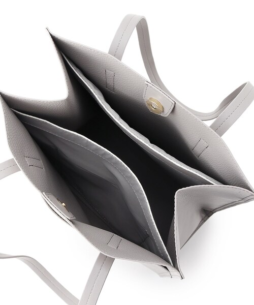 OPAQUE.CLIP（オペークドットクリップ）の「◆スクエアタテA4トートバッグ【A4サイズ収納可・軽量・抗菌防臭裏地使用】（トートバッグ・レディース・ブラック/グレー/ライトグリーン/オフホワイト・00）」の21枚目の写真