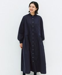 佐藤かなアヴェクモワ　コットンワンピースネイビー 美品 avecmoi（アヴェクモワ）の「【佐藤かなさんプロデュース