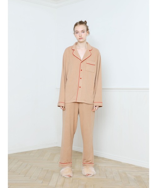 Priv. Spoons Club（プライベートスプーンズクラブ）の「【ジェンダーレス】Comfyパジャマセット（ルームウェア/パジャマ・レディース・ピンク/ブラウン系その他・1/2/0）」の18枚目の写真