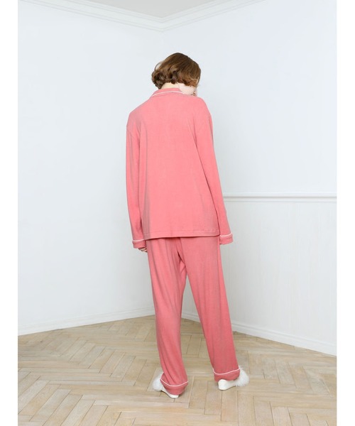 Priv. Spoons Club（プライベートスプーンズクラブ）の「【ジェンダーレス】Comfyパジャマセット（ルームウェア/パジャマ・レディース・ピンク/ブラウン系その他・1/2/0）」の9枚目の写真