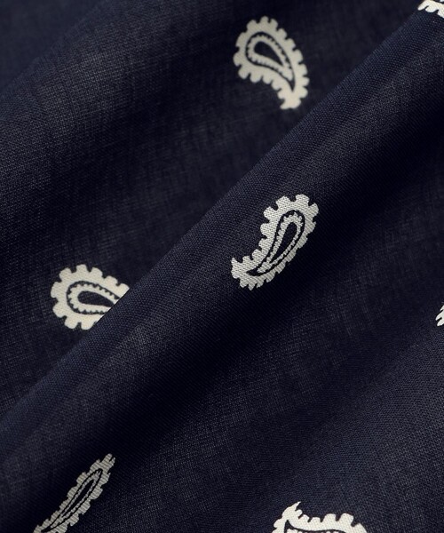 MACKINTOSH LONDON（マッキントッシュ ロンドン）の「バンダナ柄プリントハンカチ（ハンカチ/ハンドタオル・メンズ・ダークブラウン/ネイビー・FREE）」の4枚目の写真