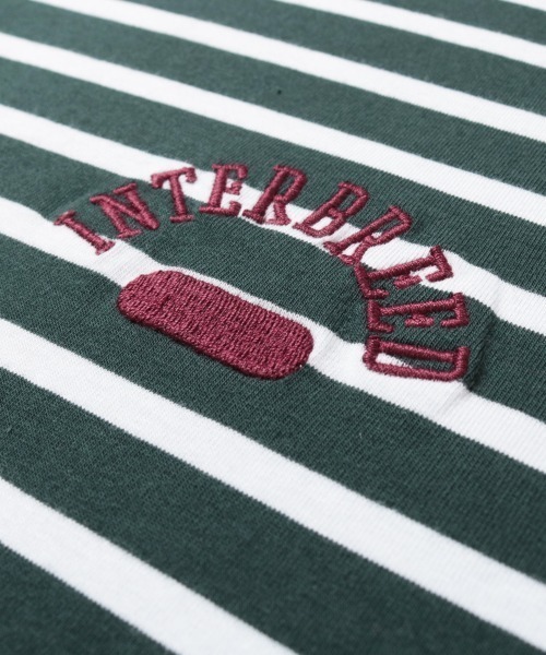 INTERBREED(インターブリード)の「【INTERBREED/インターブリード】Club House Border LS Tee(Tシャツ/カットソー・メンズ・グリーン/ネイビー/ブラック・LARGE)」の8枚目の写真