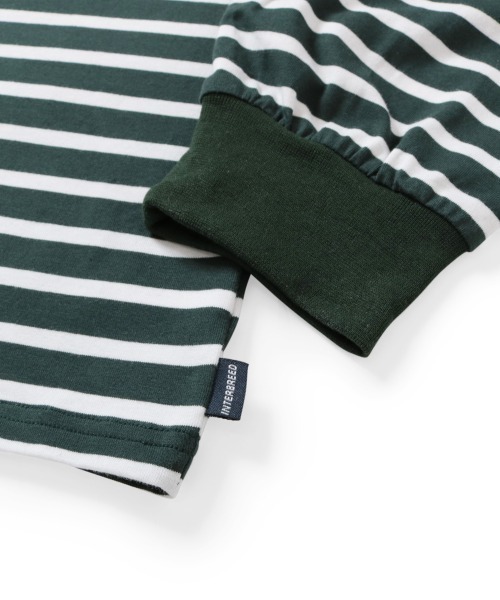 INTERBREED(インターブリード)の「【INTERBREED/インターブリード】Club House Border LS Tee(Tシャツ/カットソー・メンズ・グリーン/ネイビー/ブラック・LARGE)」の9枚目の写真
