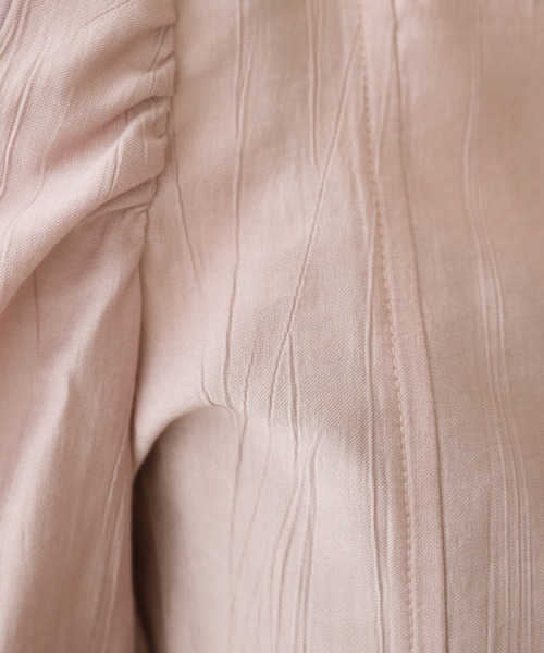 RAY CASSIN（レイカズン）の「スクエアネックパワショルブラウス（シャツ/ブラウス・レディース・ブラック/オフホワイト/オレンジ/ブルー/イエロー/ピンクベージュ/ライトカーキ・FREE）」の13枚目の写真