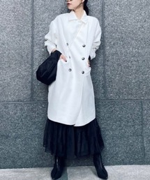 rienda | ミッドカフライトピーコート(ピーコート)