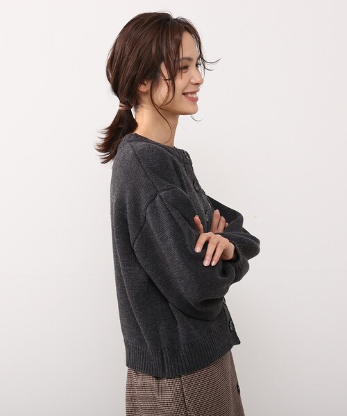 DRESKIP(ドレスキップ)の「◆前後2WAYショートニットカーディガン(カーディガン/ボレロ・レディース・グリーン/グレー系その他/ブラウン系その他/ナチュラル・02/03)」の21枚目の写真