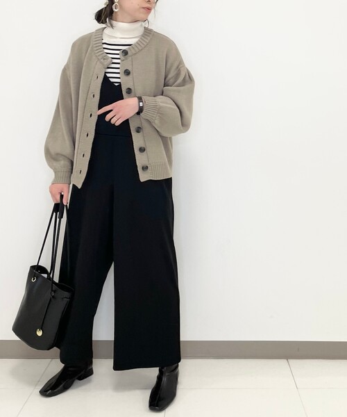 DRESKIP(ドレスキップ)の「◆前後2WAYショートニットカーディガン(カーディガン/ボレロ・レディース・グリーン/グレー系その他/ブラウン系その他/ナチュラル・02/03)」の13枚目の写真