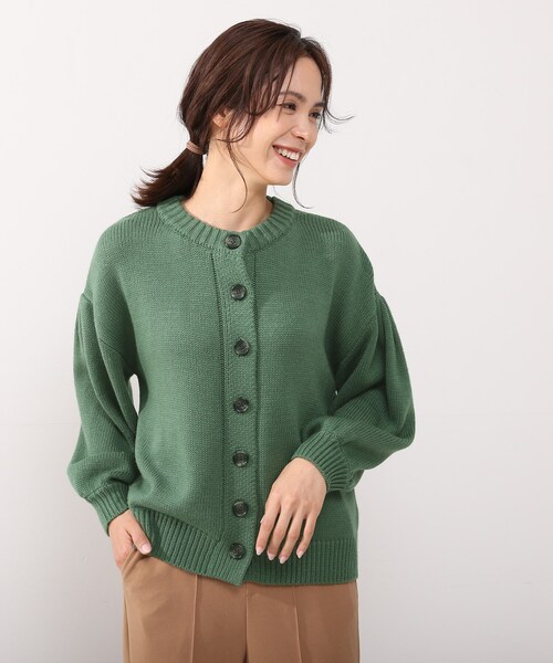 DRESKIP(ドレスキップ)の「◆前後2WAYショートニットカーディガン(カーディガン/ボレロ・レディース・グリーン/グレー系その他/ブラウン系その他/ナチュラル・02/03)」の19枚目の写真