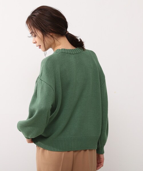 DRESKIP(ドレスキップ)の「◆前後2WAYショートニットカーディガン(カーディガン/ボレロ・レディース・グリーン/グレー系その他/ブラウン系その他/ナチュラル・02/03)」の20枚目の写真