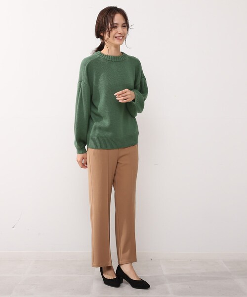 DRESKIP(ドレスキップ)の「◆前後2WAYショートニットカーディガン(カーディガン/ボレロ・レディース・グリーン/グレー系その他/ブラウン系その他/ナチュラル・02/03)」の10枚目の写真