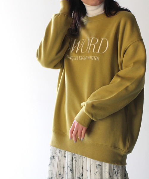 one way(ワンウェイ)の「【oneway】刺繍入りスウェット(スウェット・レディース・ホワイト/ライトグレー/ブラック/イエロー・FREE)」の8枚目の写真