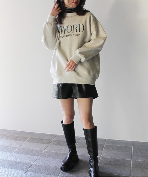 one way(ワンウェイ)の「【oneway】刺繍入りスウェット(スウェット・レディース・ホワイト/ライトグレー/ブラック/イエロー・FREE)」の11枚目の写真